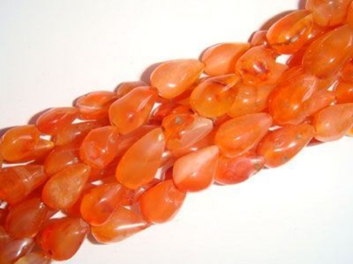 Carnelian Top Drill Drop Beads