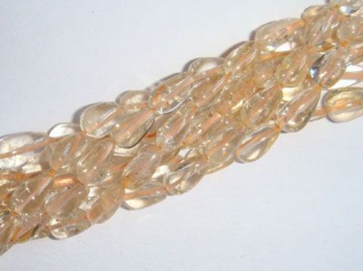 Citrine Top Drill Drop Beads