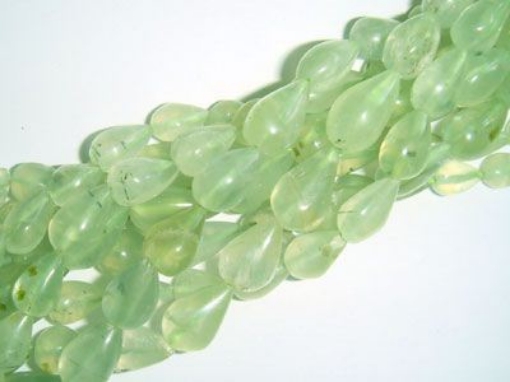 Prehnite Top Drill Drop Beads