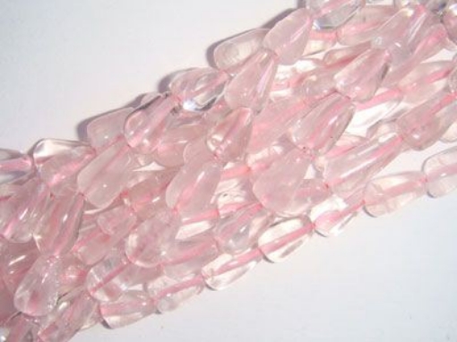 Rose Quartz Top Drill Drop Beads