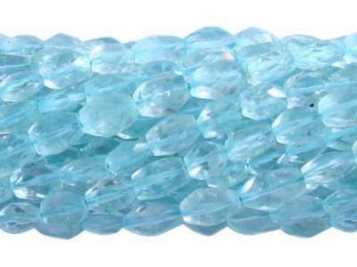 Aquamarine Faceted Oval