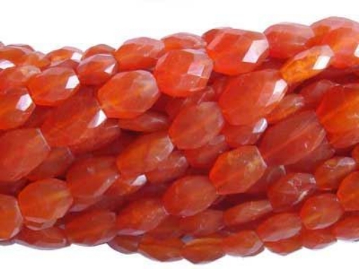 Carnelian Faceted Oval