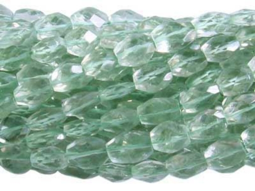Green Amethyst Faceted Oval