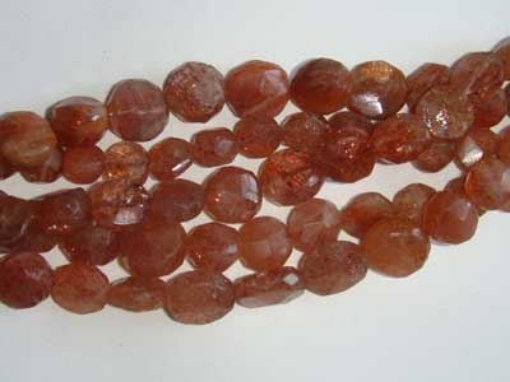 Sunstone Faceted Coin
