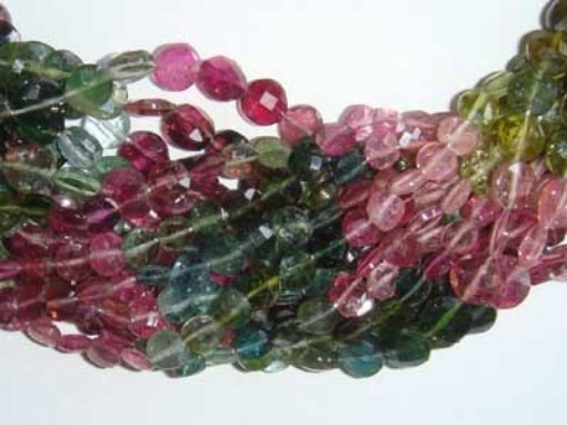 Tourmaline Faceted Coin