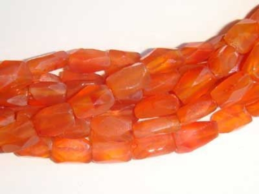 Carnelian Faceted Brick