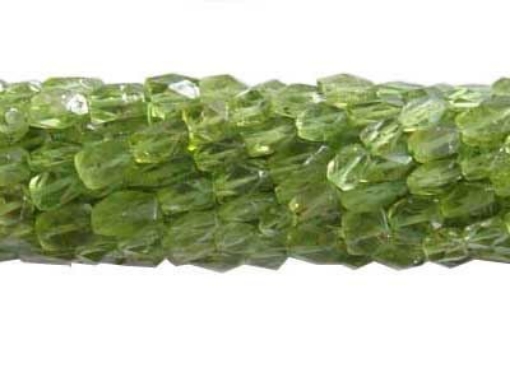 Peridot Faceted Brick