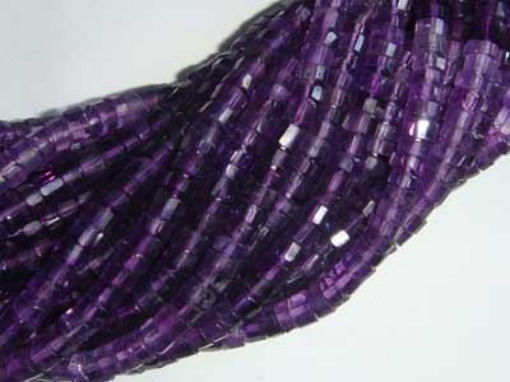 Shaded Amethyst Faceted Tyre Wheel