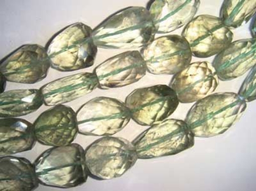 Amethyst Green Faceted Tumble