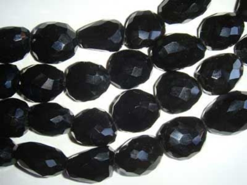 Black Onyx Faceted Tumble