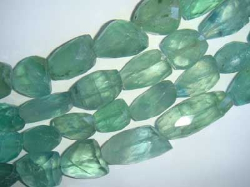 Green Fluorite Faceted Tumble
