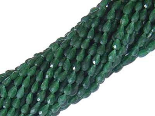 Aventurine Green Faceted Top Drill