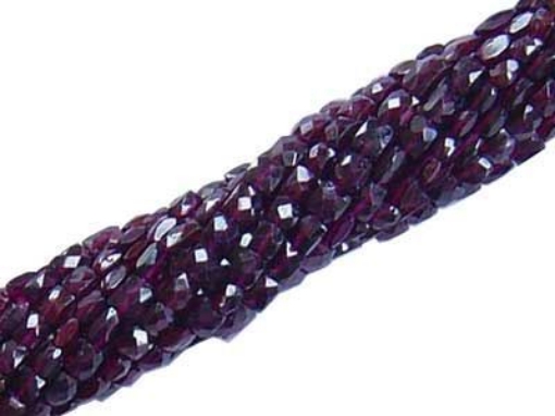 Garnet Faceted Chiclet