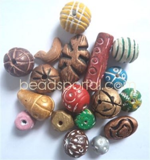 Assorted Clay Beads