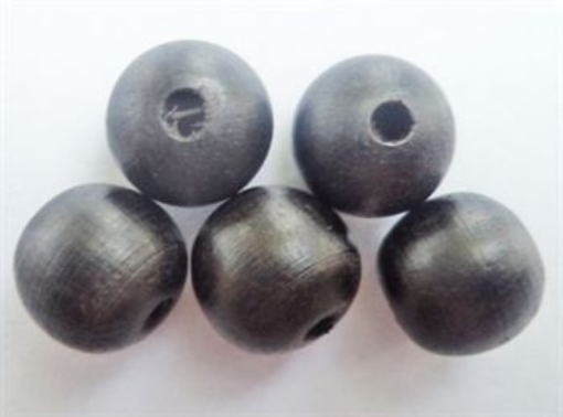 Picture of Ebony Wood Beads 10mm