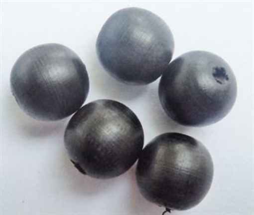 Ebony Wood Beads 11mm