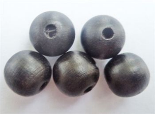  Ebony Wood Beads 10mm