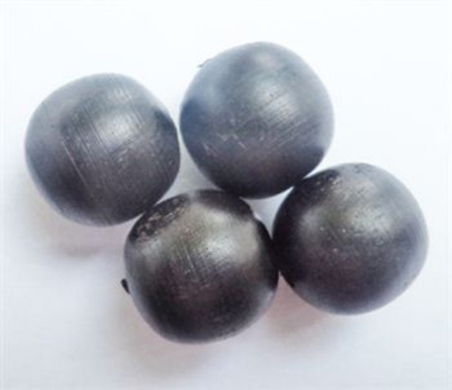 Ebony Wood Beads 14mm