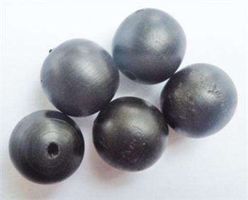 Ebony Wood Beads 15mm