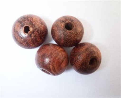 Rose Wood Beads 10mm