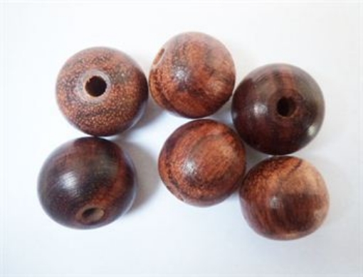 Rose Wood Beads 11mm