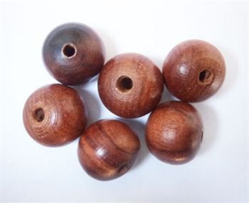 Rose Wood Beads 12mm