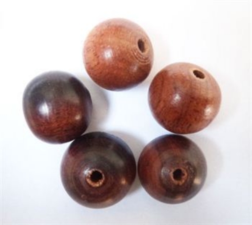 Rose Wood Beads 13mm