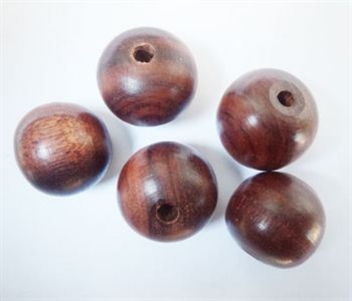 Rose Wood Beads 14mm