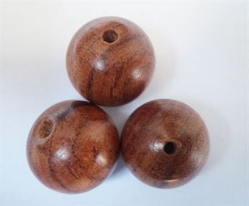 Rose Wood Beads 18mm