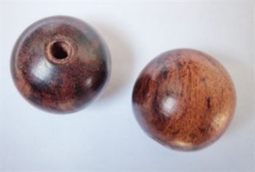 Rose Wood Beads 20mm