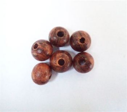 Rose Wood Beads 6mm