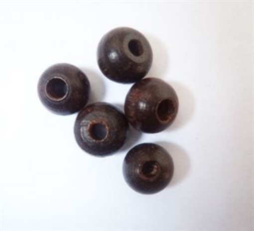 Rose Wood Beads 7mm