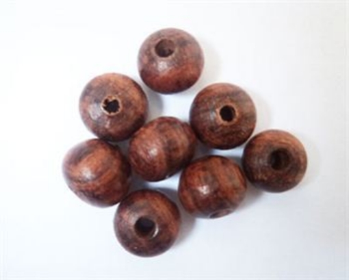 Rose Wood Beads 8mm