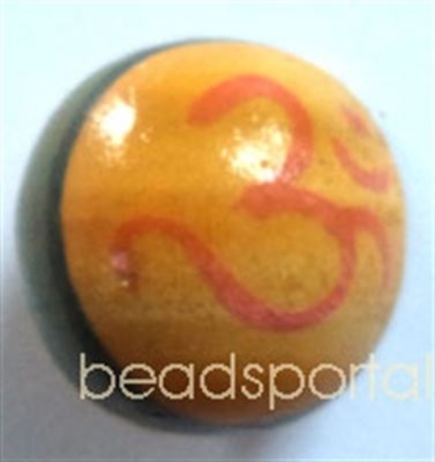  Wooden Painted Beads