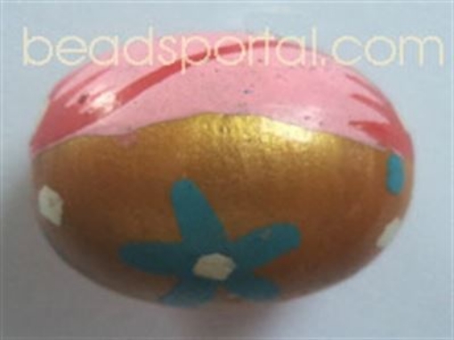 Wooden Painted Beads