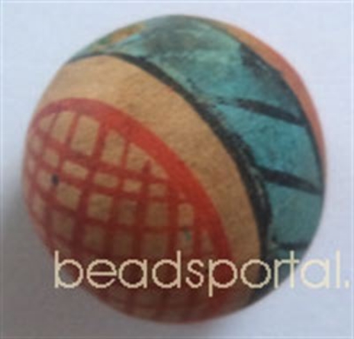 Wooden Painted Beads