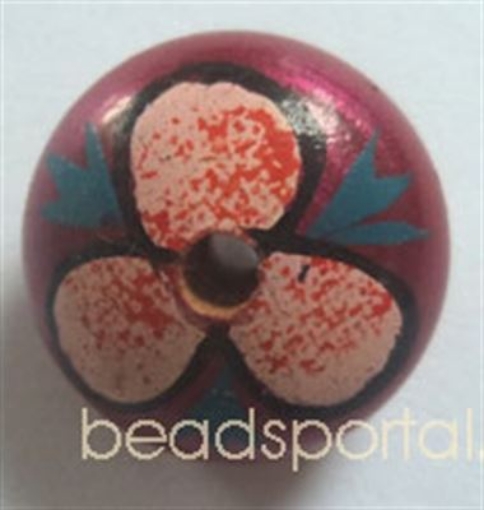 Wooden Painted Beads