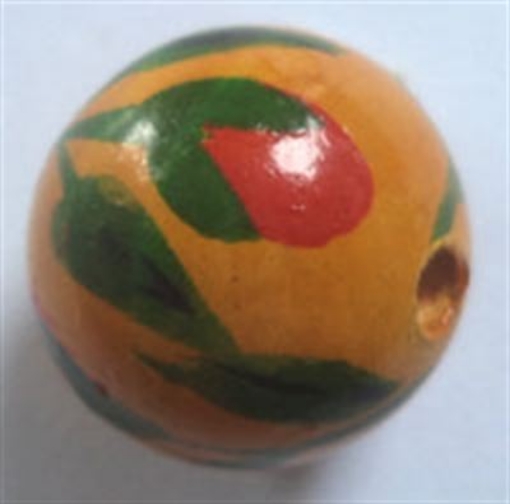 Wooden Painted Beads