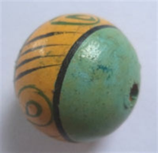 Wooden Painted Beads