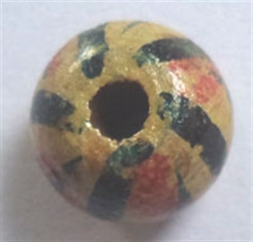 Wooden Painted Beads