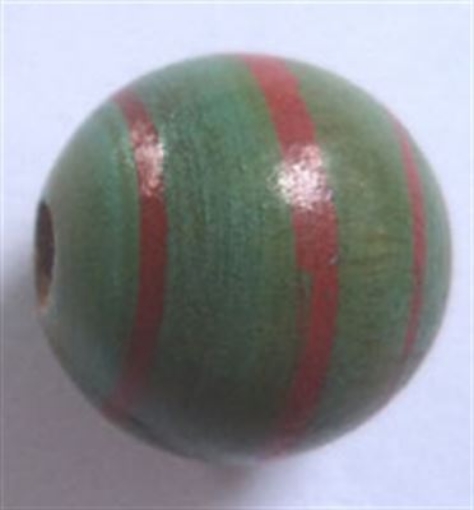 Wooden Painted Beads