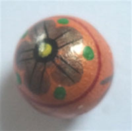 Wooden Painted Beads