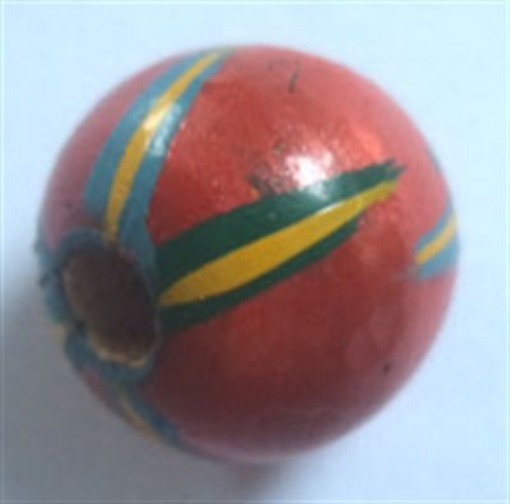 Wooden Painted Beads