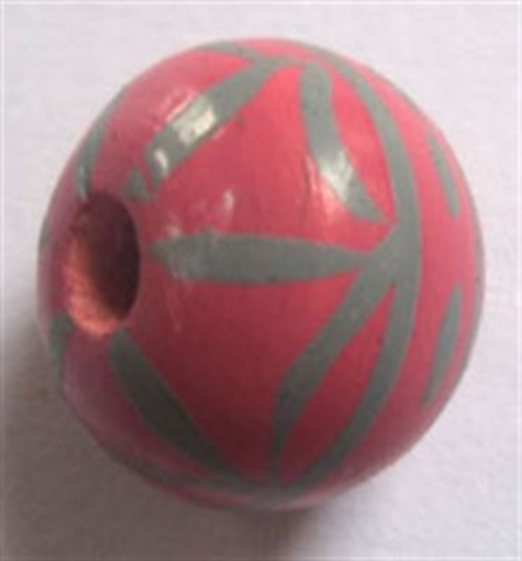 Wooden Painted Beads