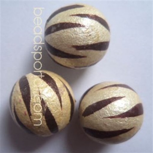 Wooden Painted Beads