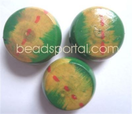 Picture of Wooden Painted Beads