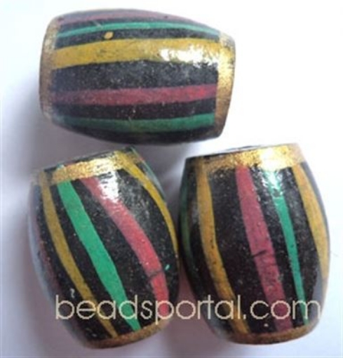 Picture of Wooden Painted Beads