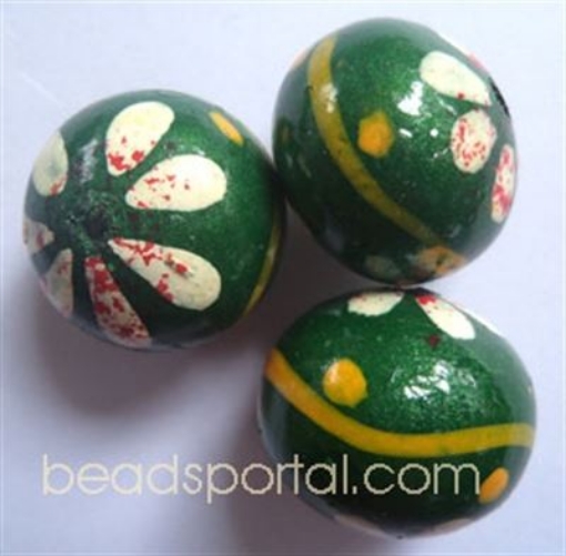 Wooden Painted Beads