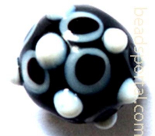 Lampwork Bumpy Beads