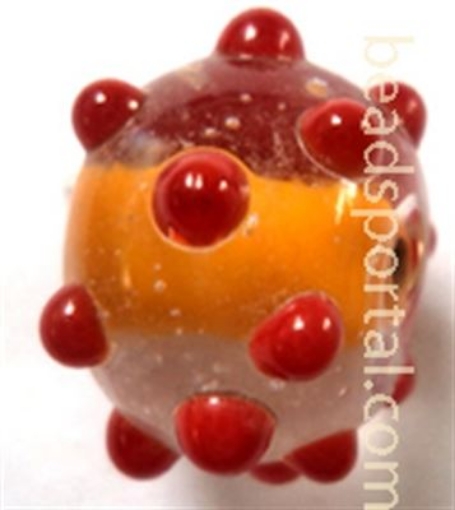 Lampwork Bumpy Beads